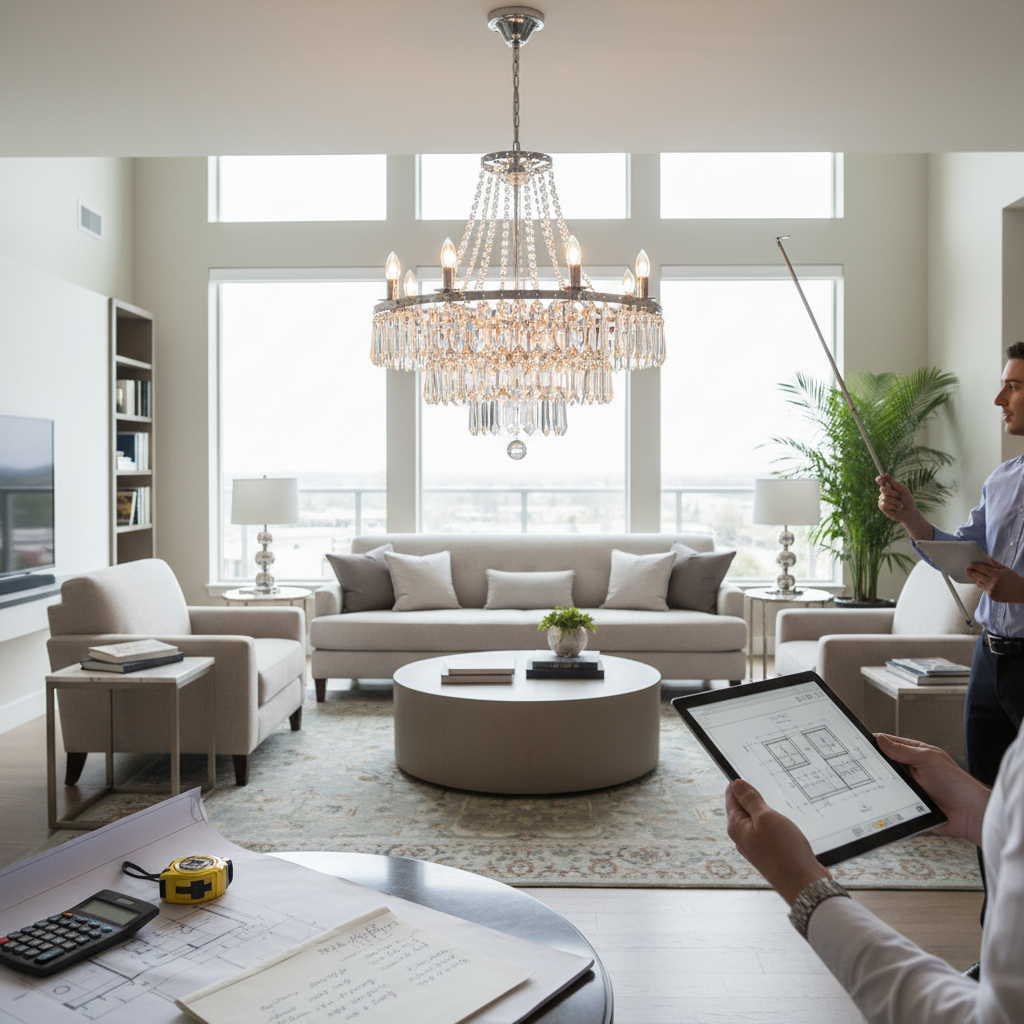 How to Calculate the Perfect Chandelier Size for Your Home
