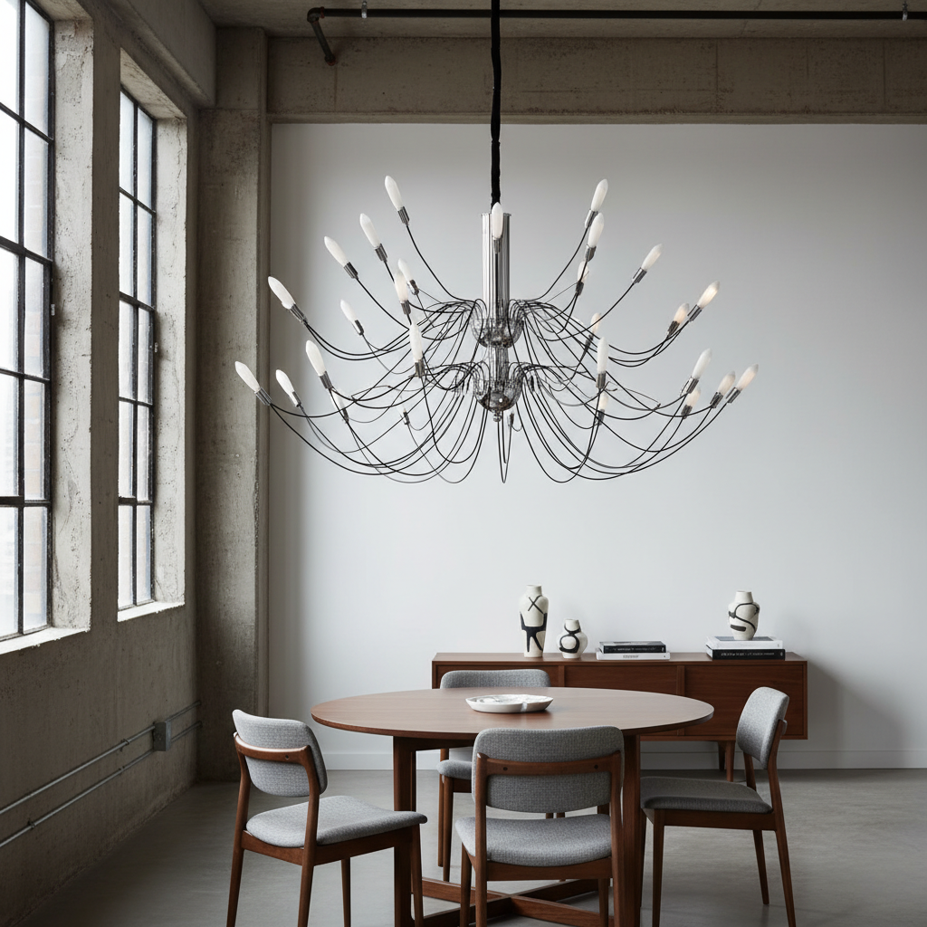 Review: Flos 2097/30 Chandelier – An Industrial Icon Reimagined