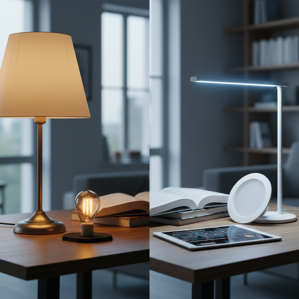 Illuminating Choices: Incandescent vs. Integrated LED Lighting