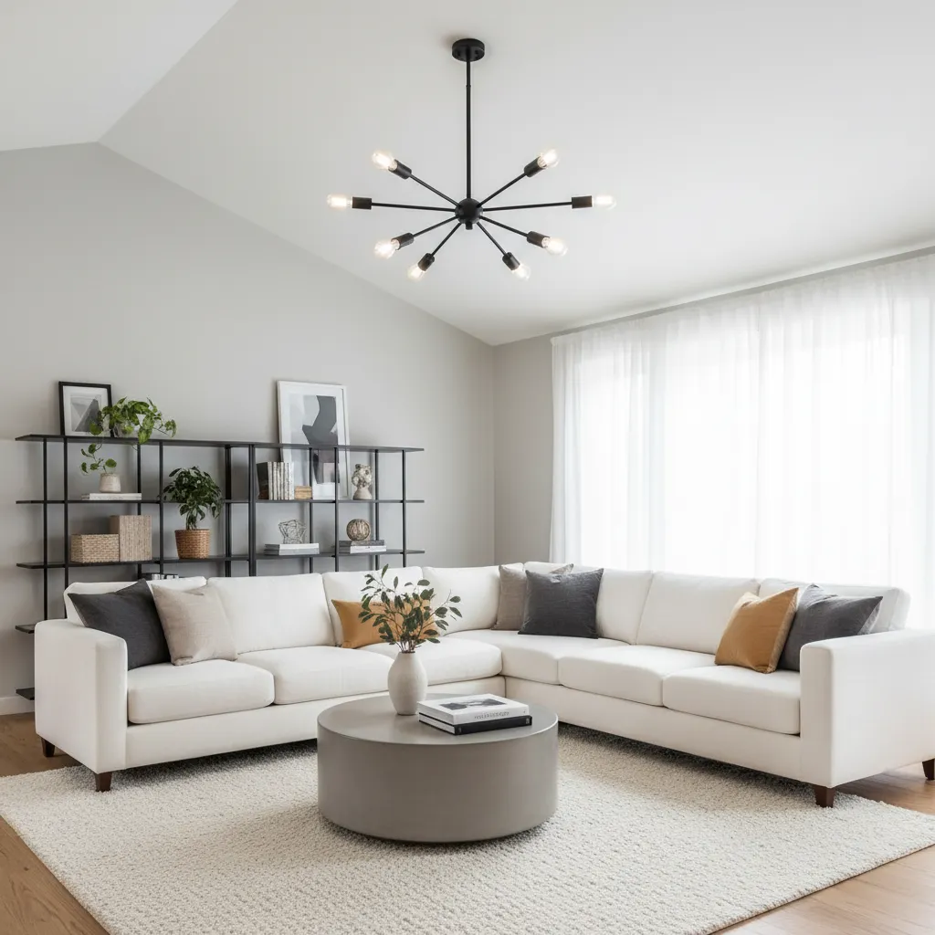 Elevate Your Living Room: The Best Matte Black Ceiling Fixtures for Striking Contrast